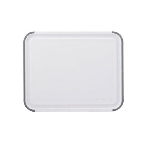 Classic plast skærebræt m/ saftrille - 25 x 20 cm.