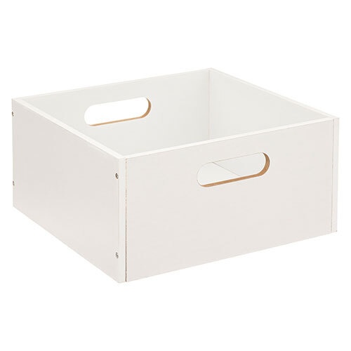 Mix n' modul MDF lav opbevaringskasse - Hvid