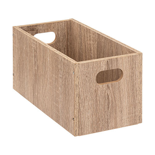 Mix n' modul MDF smal opbevaringskasse - Natur