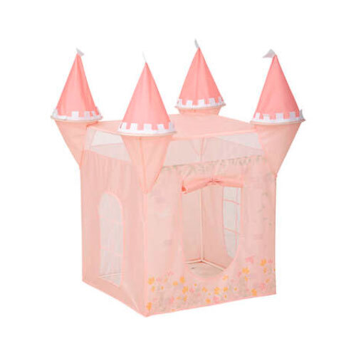 Castle pop up legetelt - Lyserød