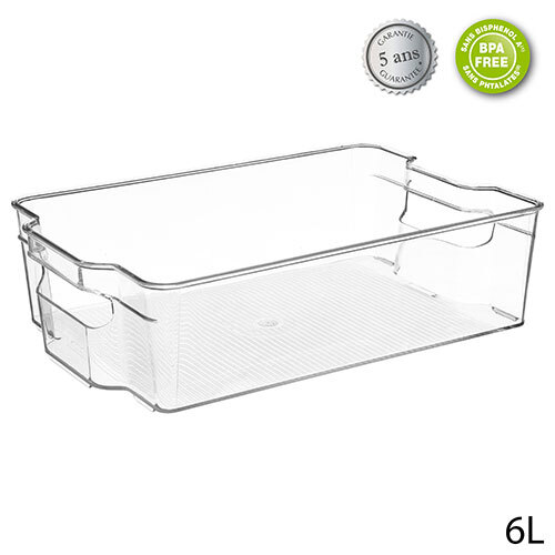 Smart fridge køleskabsbeholder 6 L - 8,8 x 21 x 31,5 cm.