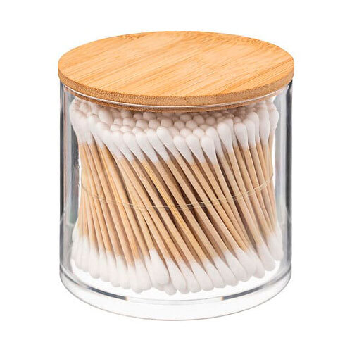 Selena organizer til vatpinde inkl. 300 stk.