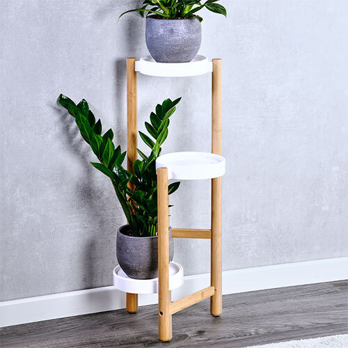 Blomsteropsats 3 niveauer - Bambus 70 cm.