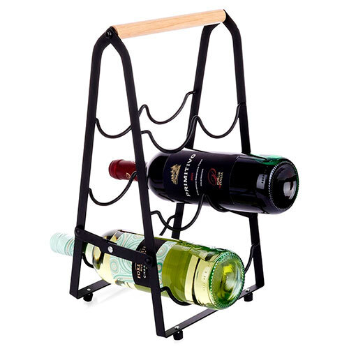 Carini foldbar vinreol - 6 flasker