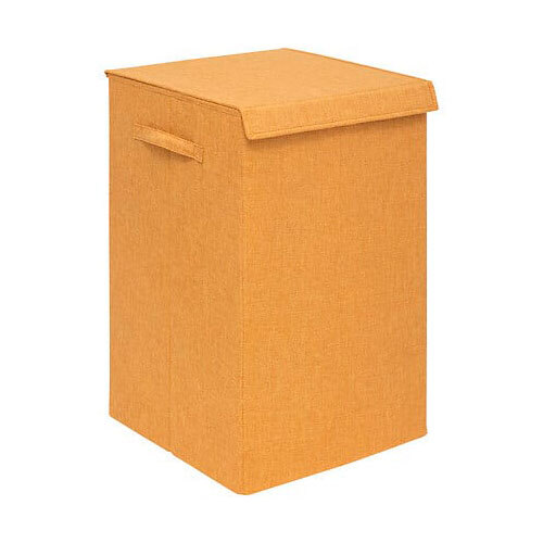 Colors vasketøjskurv i MDF 74 L - Mustard
