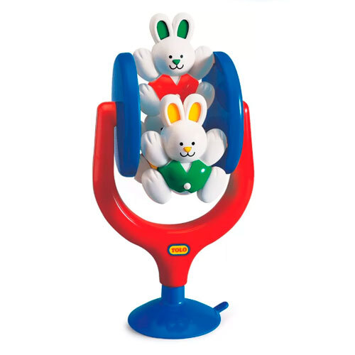 Tolo Classic babylegetøj m/ sugekop - Kaniner