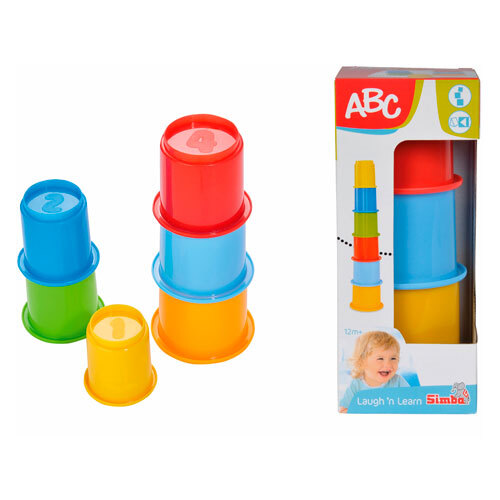 ABC stabelpyramide - 6 dele