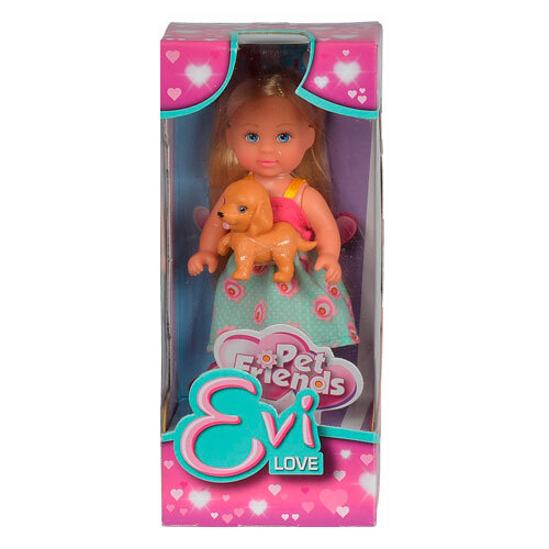 Evi Love Pet Friends dukke - 12 cm. | Hund