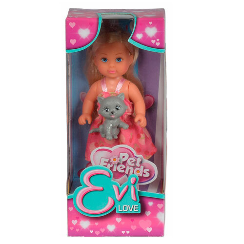 Evi Love Pet Friends dukke - 12 cm. | Kat