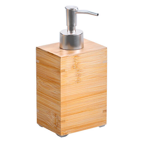 Caja bambus sæbedispenser - 18 x 8,5 x 6,5 cm.