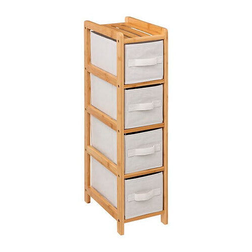 Tidy Box reol med opbevaringskurve - 4 stk.