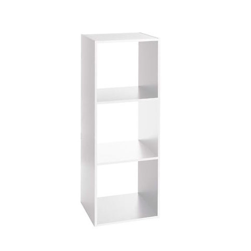 Mix n' Modul reol i MDF - 3 rum | Hvid 100% FSC