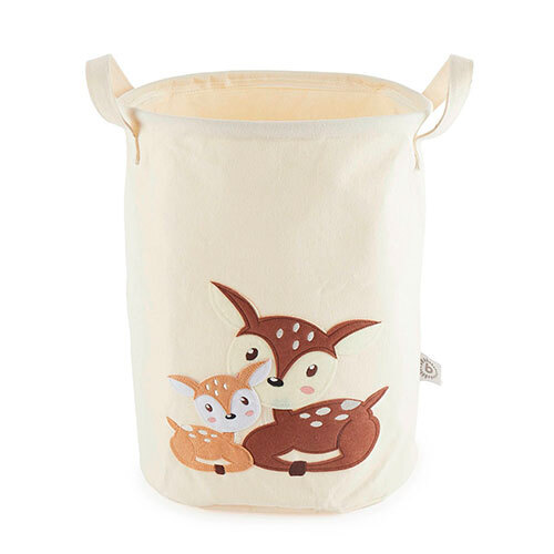 Hjortepar opbevaringskurv - Ø 31 cm.
