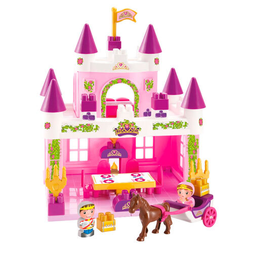 Abrick prinsesseslot med 2 figurer
