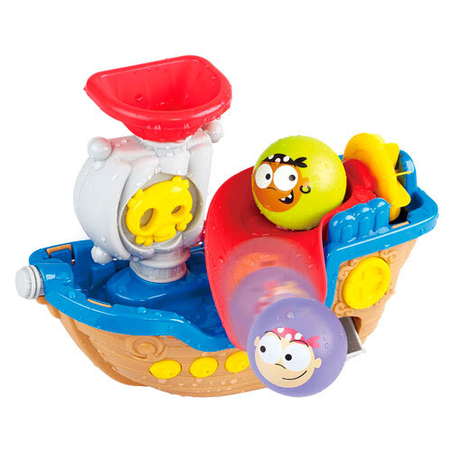 Play piratskib m/ 2 bolde - 24 x 24 x 13 cm.