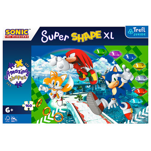 Super Shape XL puslespil 160 brikker - Sonic