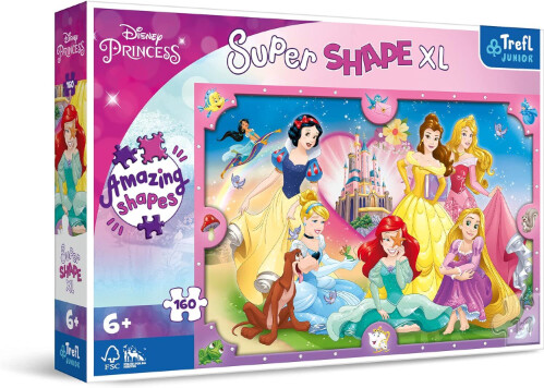 Super Shape XL puslespil 160 brikker - Princess