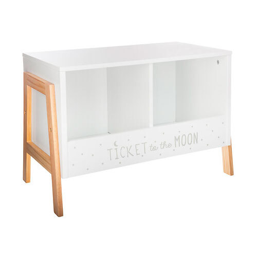 Ticket reol m/ 2 rum - 40 x 60 x 30 cm. | Hvid