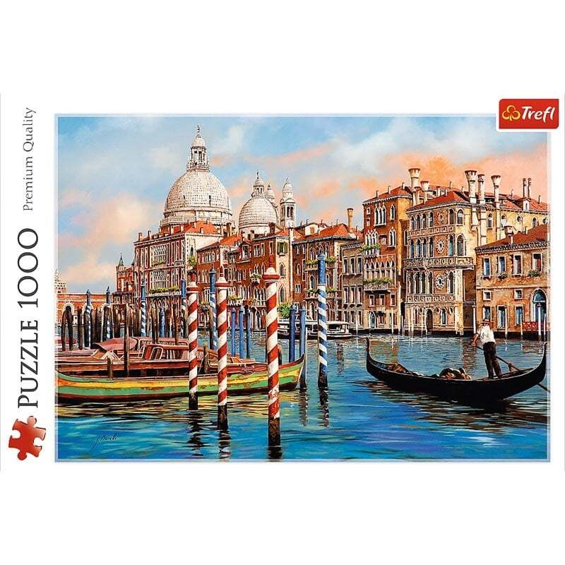 Venedig Canal Grande puslespil 1000 brikker