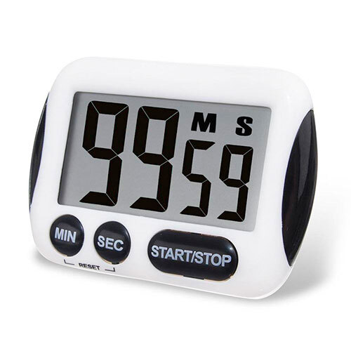 Digitalt minutur - Hvid