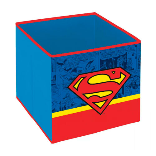 Superman legetøjskasse - 31 x 31 x 31 cm.