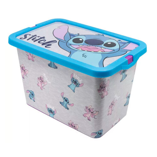 Lilo & Stitch Angel legetøjskasse i plast - 7 L