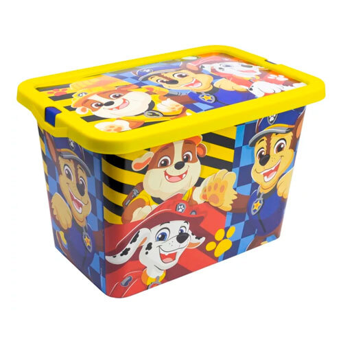 Paw Patrol Rescue legetøjskasse i plast - 7 L