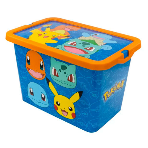Pokémon Rock legetøjskasse i plast - 7 L