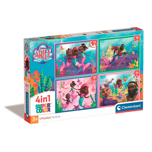 4-i-1 puslespil - Disney Junior Ariel