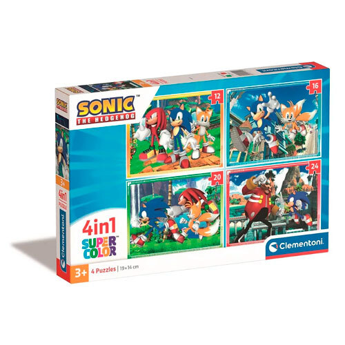 4-i-1 puslespil - Sonic Save the Day