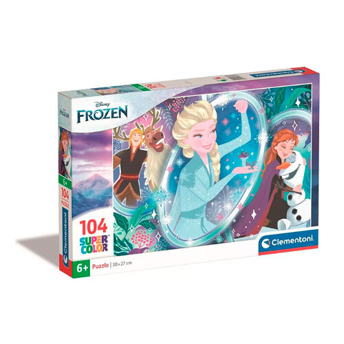 Disney Frozen Spell puslespil - 104 brikker