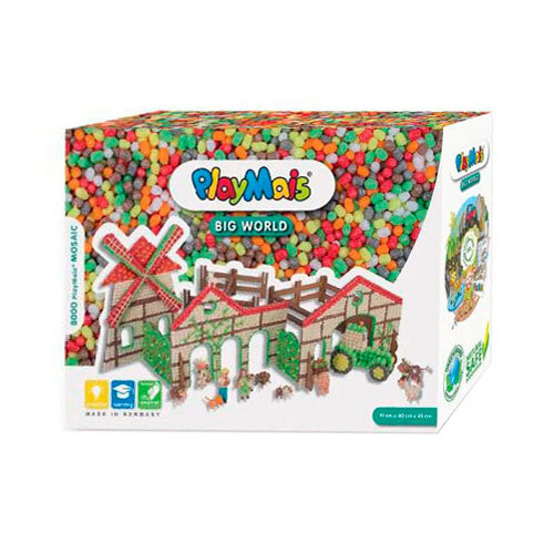 PlayMais mosaik Big World - 8000 dele | Bondegård