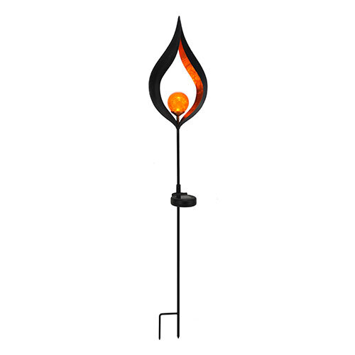 Orange solcellelys - Design C | 92 cm.