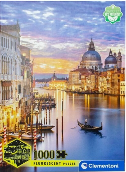 Venedig fluorescent puzzle 1000 brikker