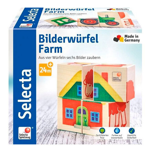 Selecta bondegårdssæt - 4 klodser