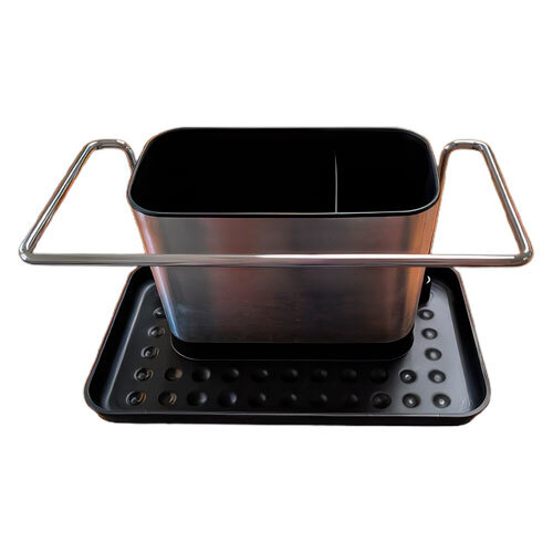 Chefware organizer til køkkenvask - Stål