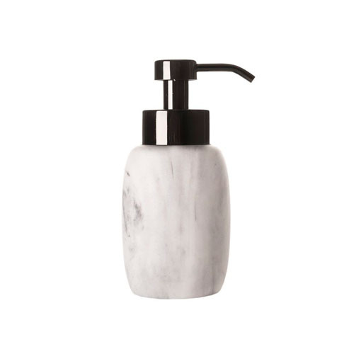 Marble Silver sæbedispenser