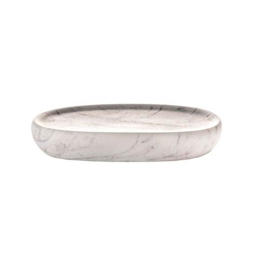 Marble Silver sæbeskål