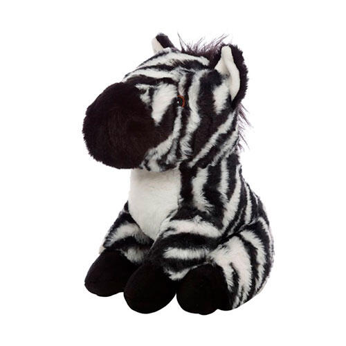 Zebra dørstopper dyr - 21 x 16 cm.