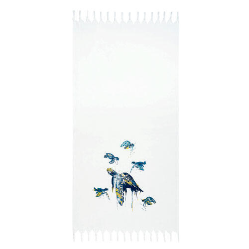 Turtle strandhåndklæde 90 x 180 cm.