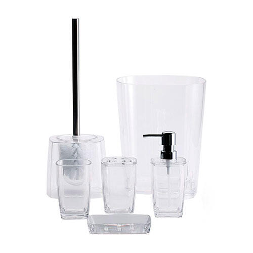 Clear badserie 6 dele - Transparent
