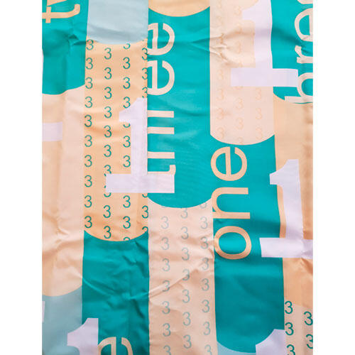 Numbers badeforhæng 180 x 200 cm.