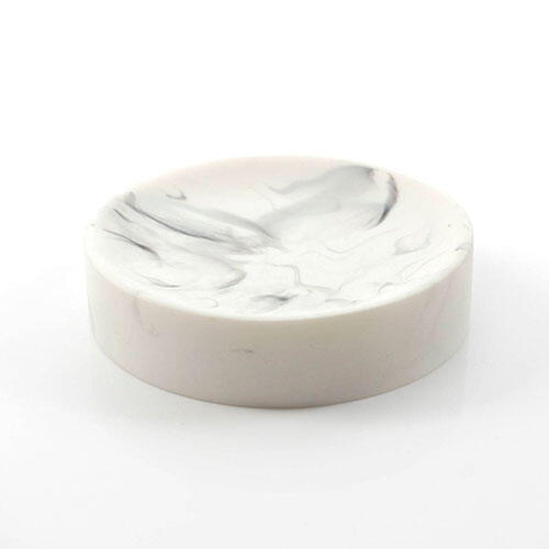 Marble sæbeskål - Hvid