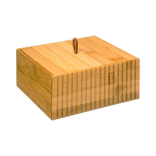 Erola bambus vatbeholder - 15 x 15 x 7 cm.