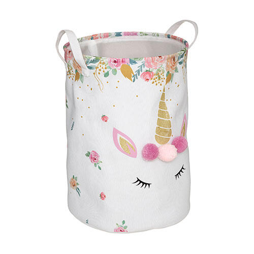 Unicorn opbevaringskurv - Ø 35 cm.