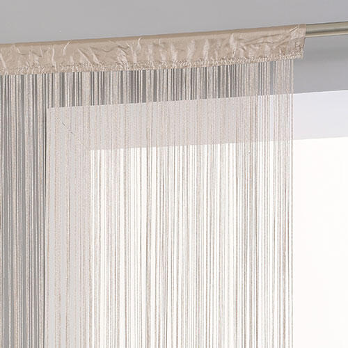 Lanka trådgardin - 90 x 200 cm. | Sand
