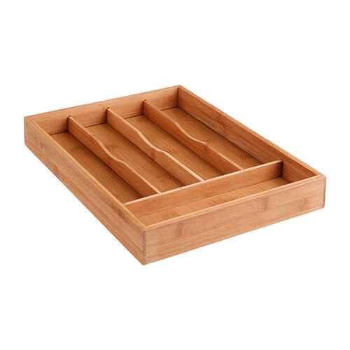 Bambus bestikindsats - 5 rum