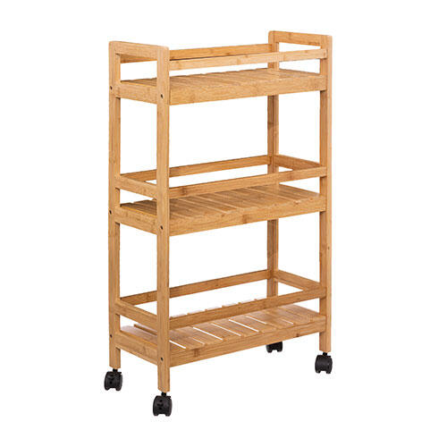 Linha XS køkkenvogn i bambus - 80 x 45,3 x 22 cm.