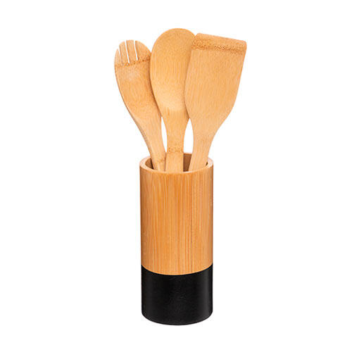 Blackwood køkkenredskabsholder m/ redskaber